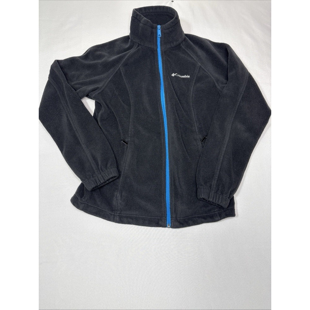 Columbia Sportswear Women's Black Full Zip Jacket Size Medium Zip Pockets
